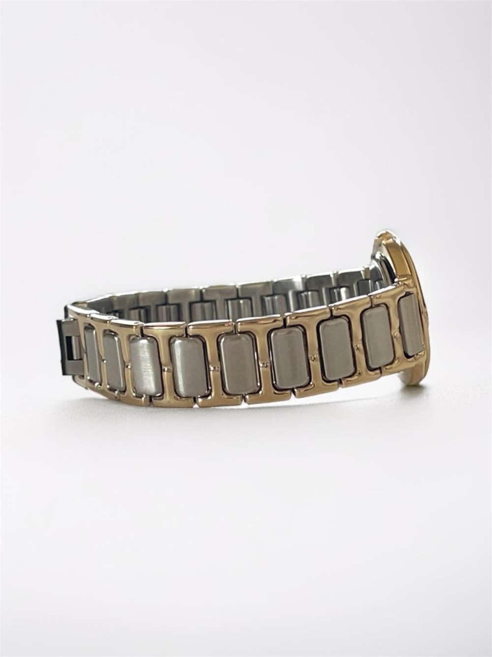 Yves Saint Laurent Two-Tone Gold and Silver Women's Bracelet Watch - Picture 13 of 17